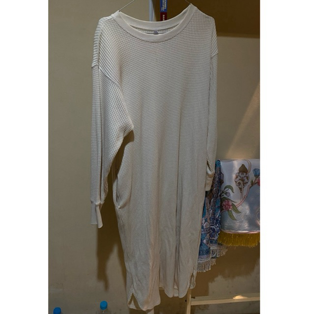 Uniqlo Waffle Long Shirt