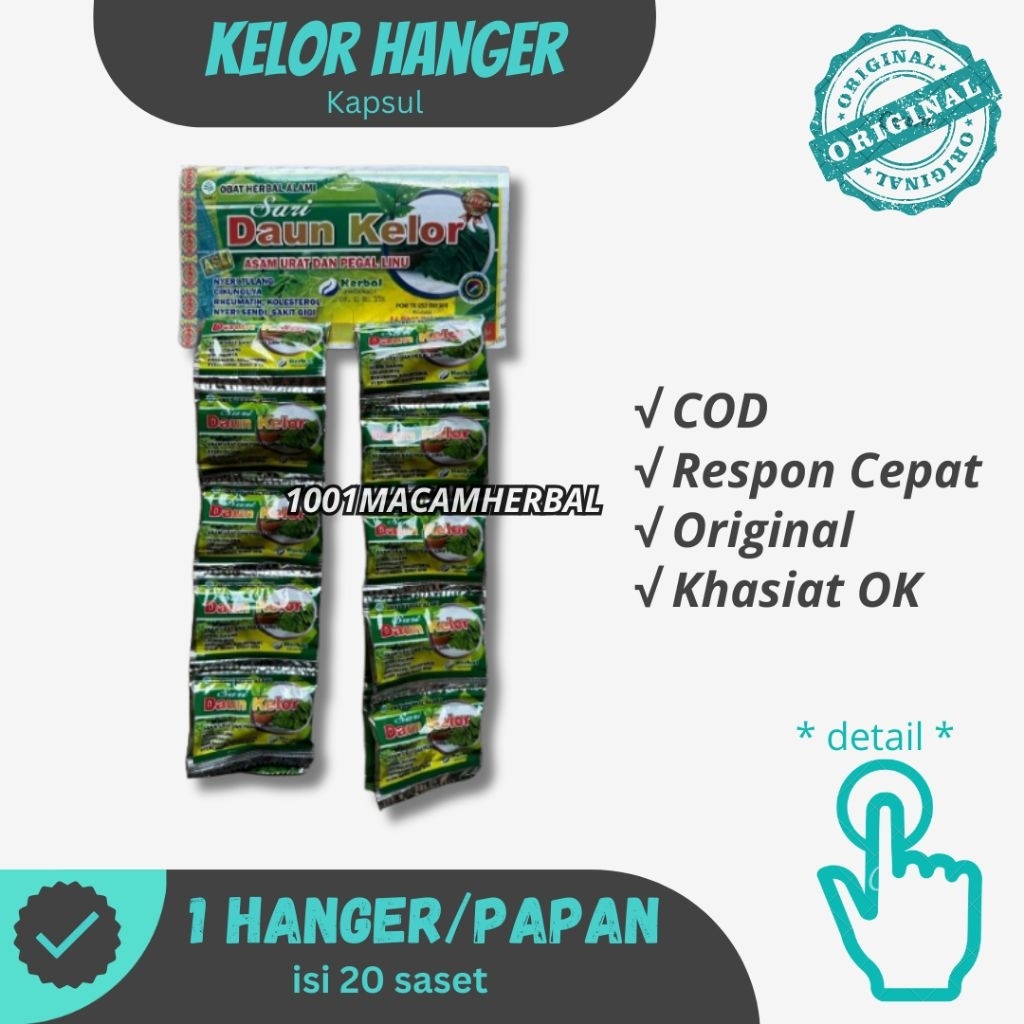 Kapsul Daun Kelor Original