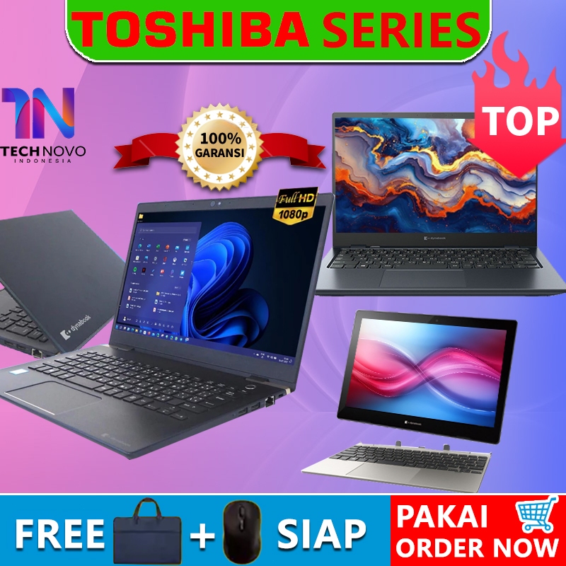 Toshiba laptop Dynabook S73 R82 G83 K50 core I3/I5 celeron 8gb ram 128gb ssd Peningkatan baru laptop