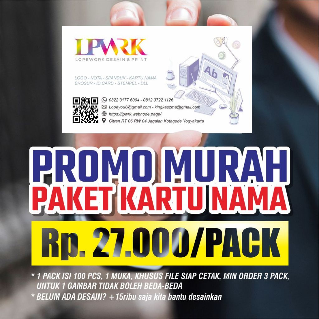

Paket Kartu Nama Murah