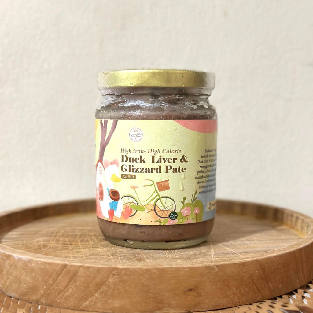 

BROTHMAMA - DUCK LIVER & GIZZARD PATE NO SALT / HATI & AMPELA BEBEK / MPASI BAYI / NUTRIENT DENSE FOOD