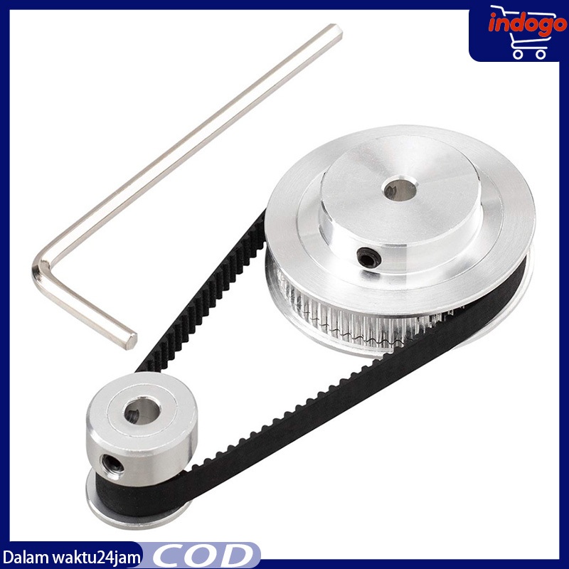 Masbotak145 - Synchronous Wheel Pulley Timing Belt 20T 60T 3Pcs Set