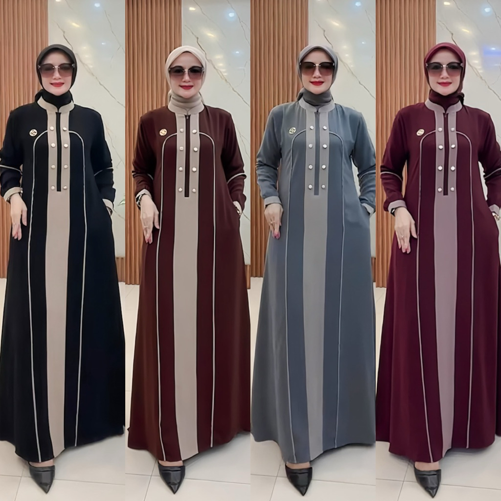 GAMIS ZAHRA YUNNA DRESS ORIGINAL, GAMIS PREMIUM BY ZAHRA