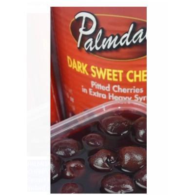 

PALMDALE rep 500gr DARK SWEET CHERRY Pitted CHERIES CERI HITAM In Heavy Syrup - sameday / instant only