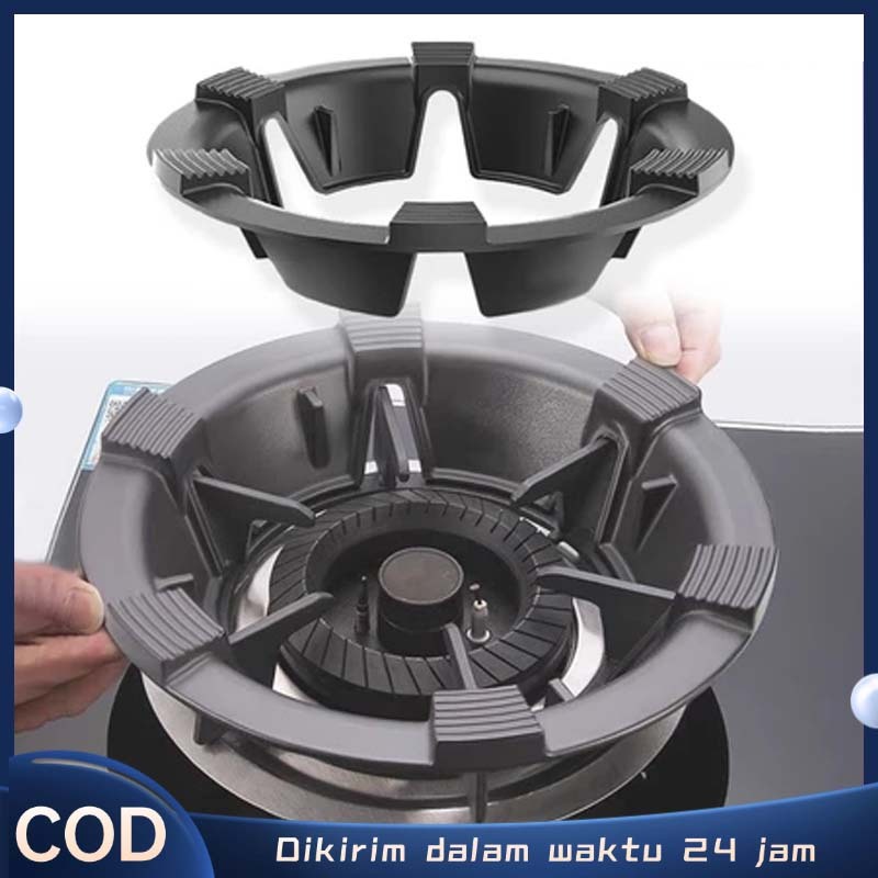 Tatakan Kompor Anti Angin 6 Kaki Alas Tatakan Kompor Gas Anti Angin Nampan Dudukan Kompor Gas