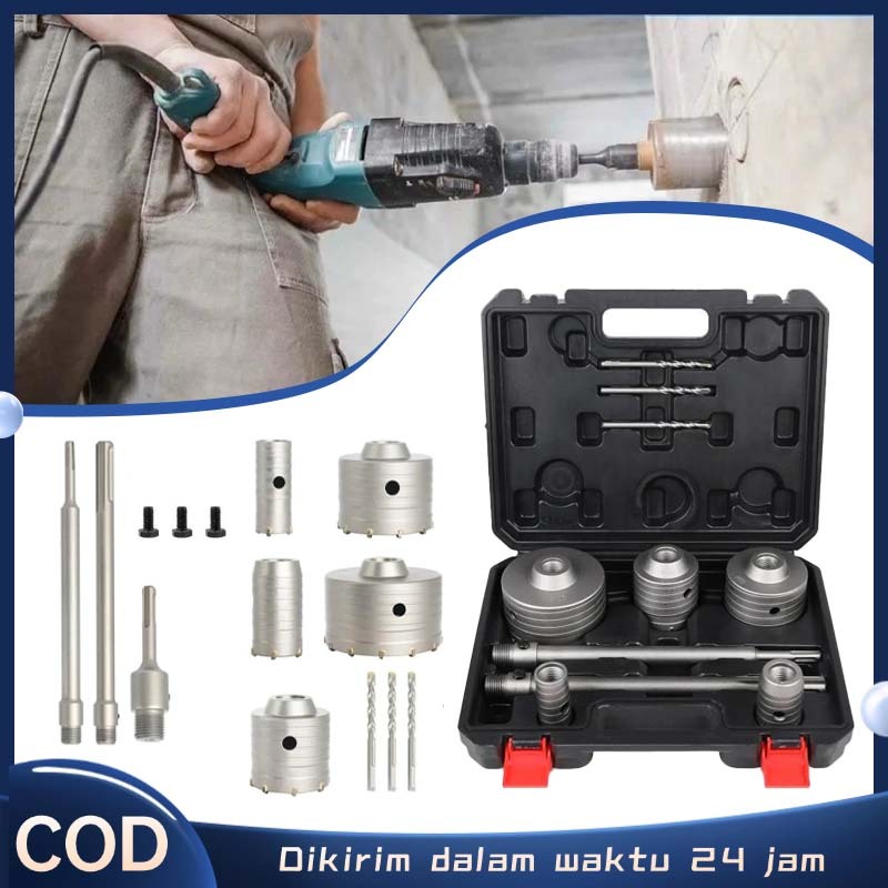 Mata Bor Dinding Lubang Mata Bor Hole Saw Beton Alat Pembuka Lubang Dinding Hole Saw Set