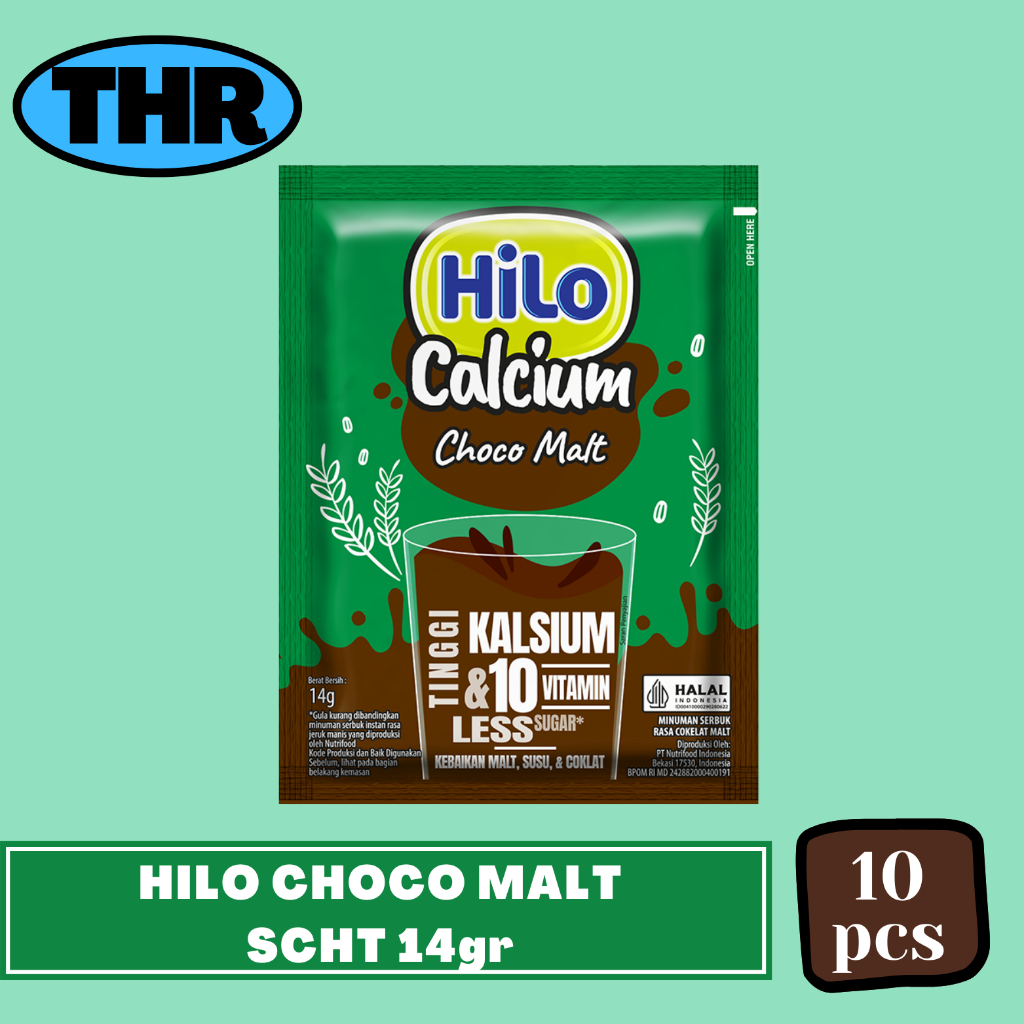 

Hilo Calcium Choco Malt 1 Renceng isi 10pcs (sachet)
