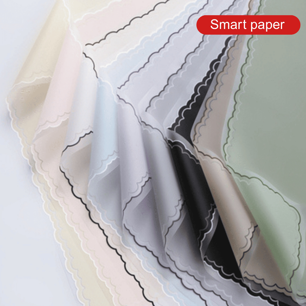 

Isi 20 LEMBAR Kertas Bunga Buket Varian List Cloud Awan Frame Transparan Flower Wrapping Paper Cellophane Florist KB017