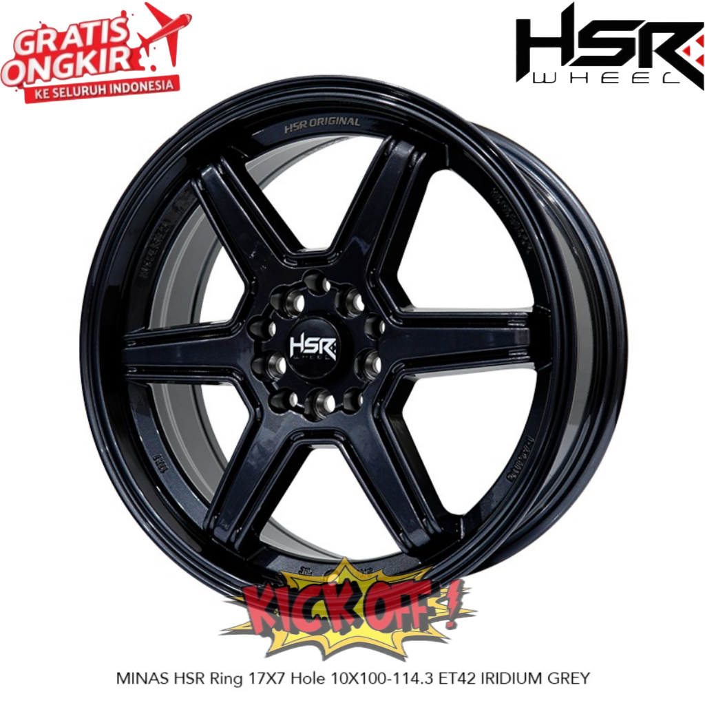 Velg Mobil Ertiga GrandMax Luxio Lexus Camry Dll HSR MINAS Ring 17 H5X100-114.3