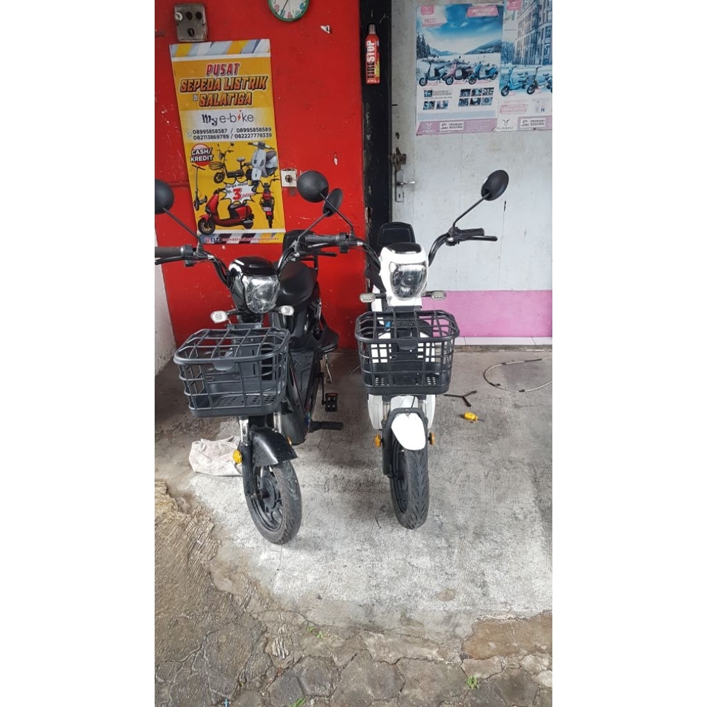 Sepeda listrik Go pro bekas tes ride