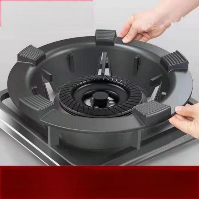 OneKlik - Tatakan Kompor Anti Angin Kaki 6 Alas Kompor Gas Tatakan Pelindung Kompor Anti Angin