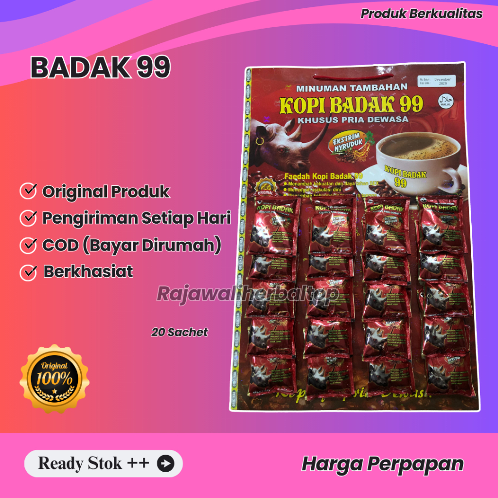 Badak Kopi Stamina kuat lelaki perkasa badak 99 extra nyeruduk
