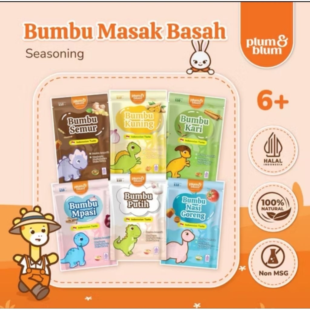 PLUM BLUM | PLUM BLUM BUMBU BASAH | BUMBU SERBAGUNA | BUMBU BASAH MURAH