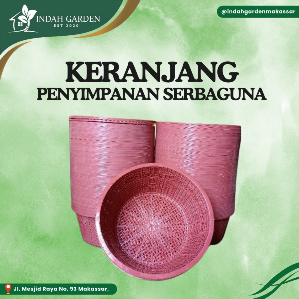 Keranjang Plastik - Keranjang penyimpanan serbaguna