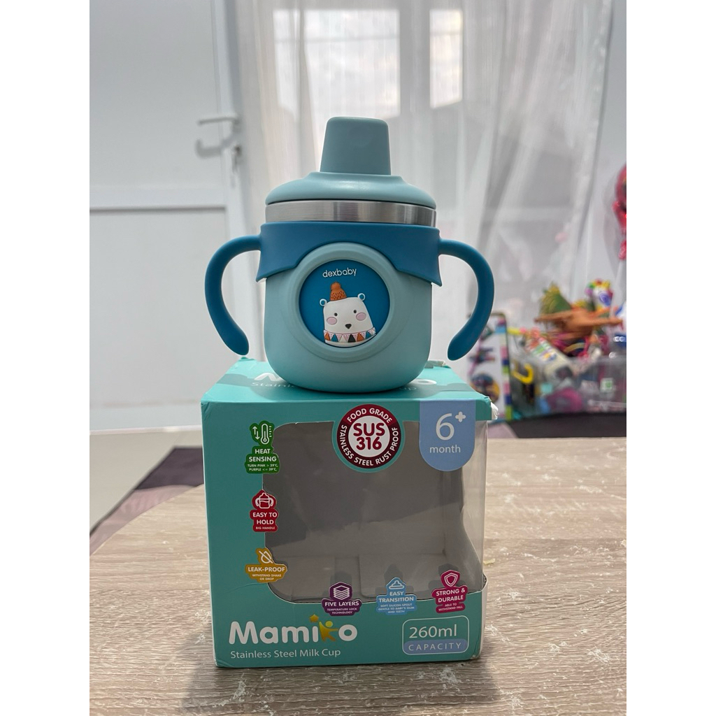 MAMIKO MILK CUP STAINLESS STEEL (preloved)