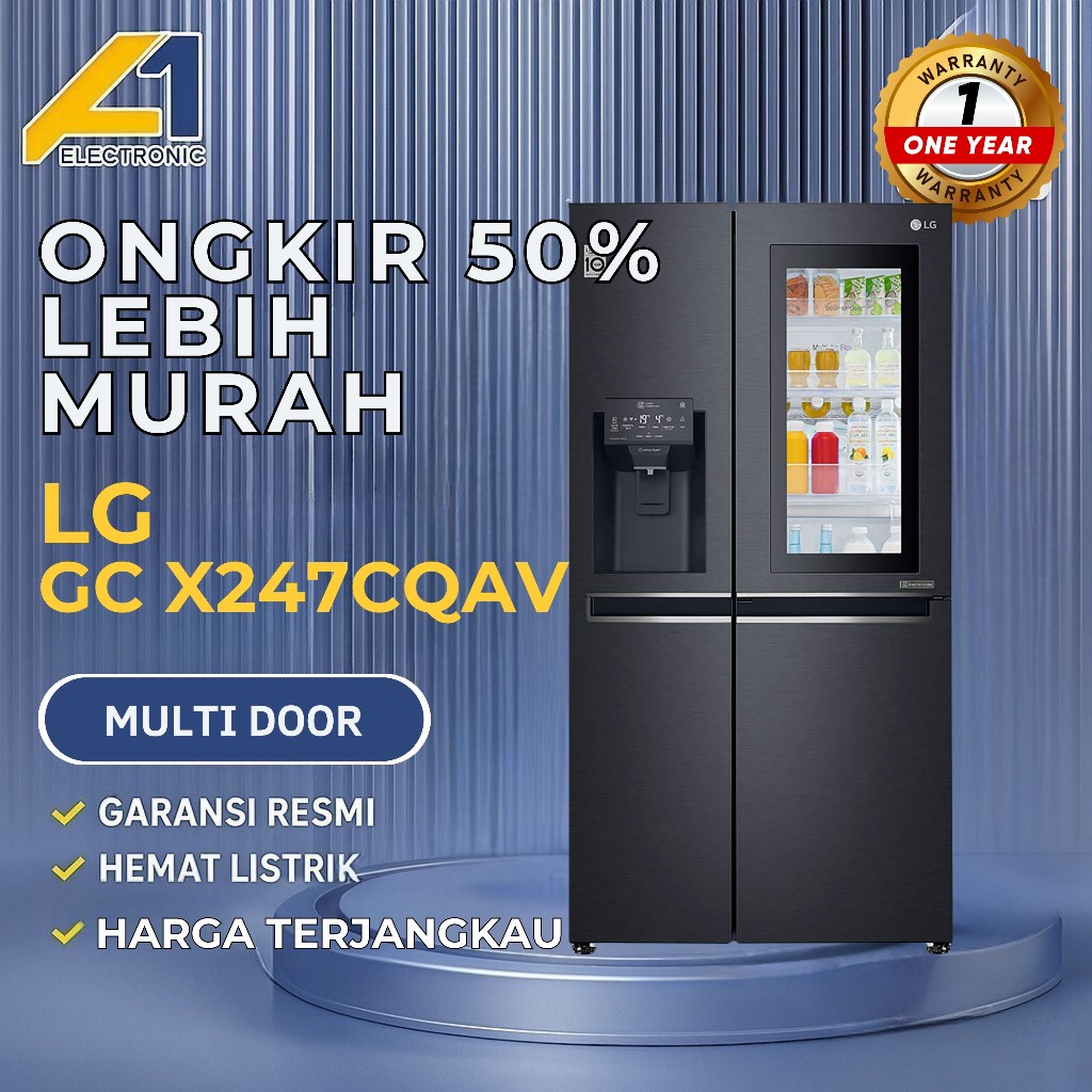 LG Kulkas TokTok GC X247CQAV / GCX247CQAV Multi Door 4 Pintu InstaView