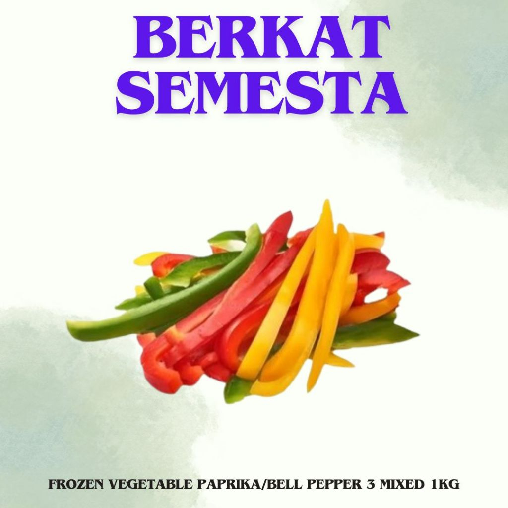 

FROZEN VEGETABLE PAPRIKA/BELL PEPPER 3 MIXED 1KG