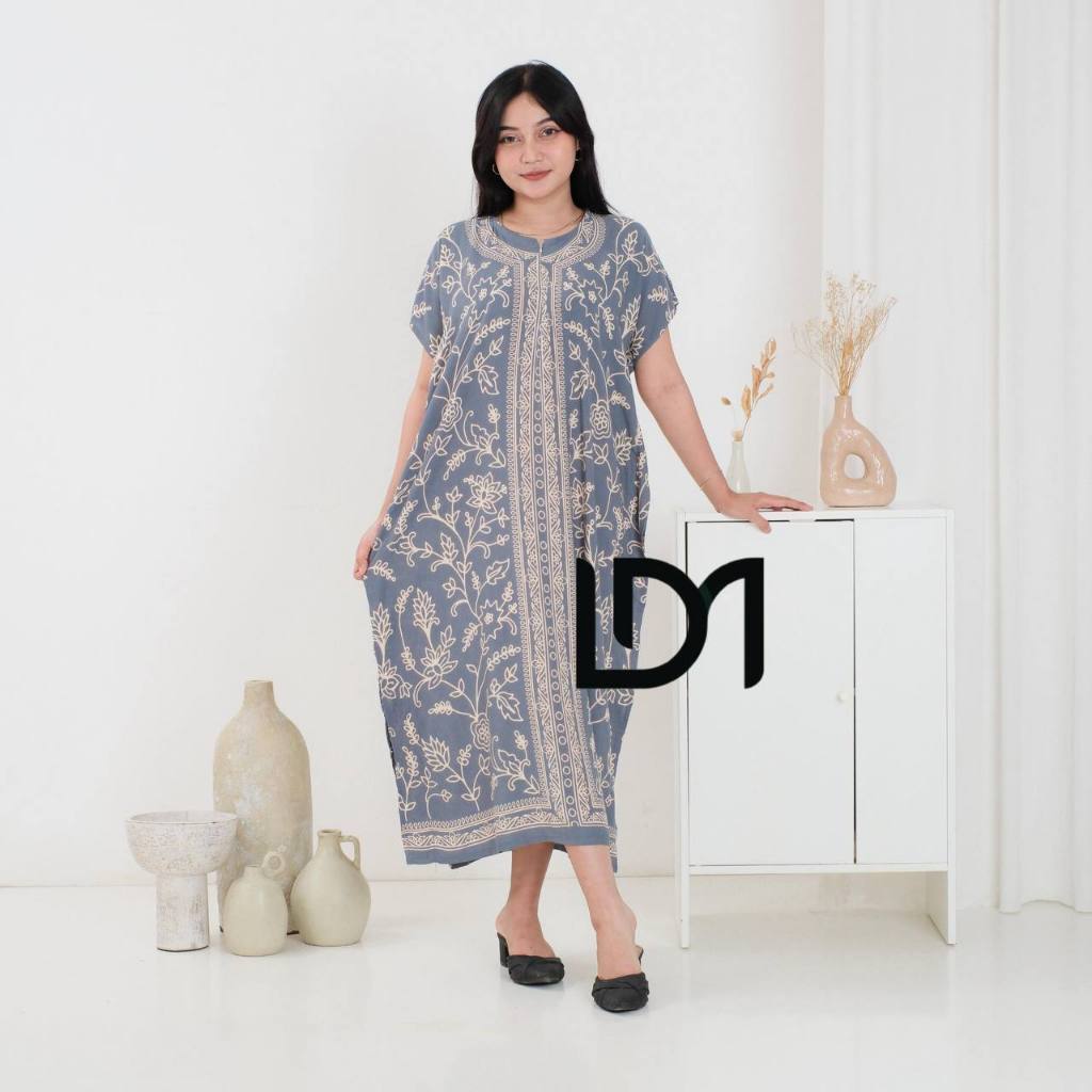 Daster Lowo LD 120 - Daster Jumbo Daster Busui Rayon Santung Daster Motif Daster Kelelawar