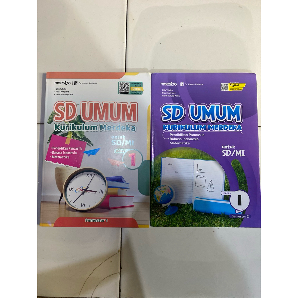 SD UMUM KELAS 1 KURIKULUM MERDEKA SEMESTER 1,2