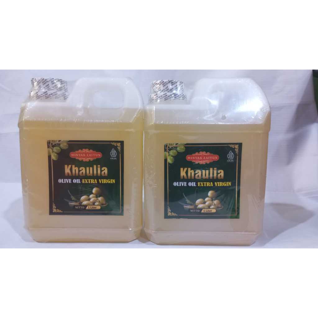 

Minyak Zaitun Olive Oil Extra Virgin Khaulia 1 Liter Termurah