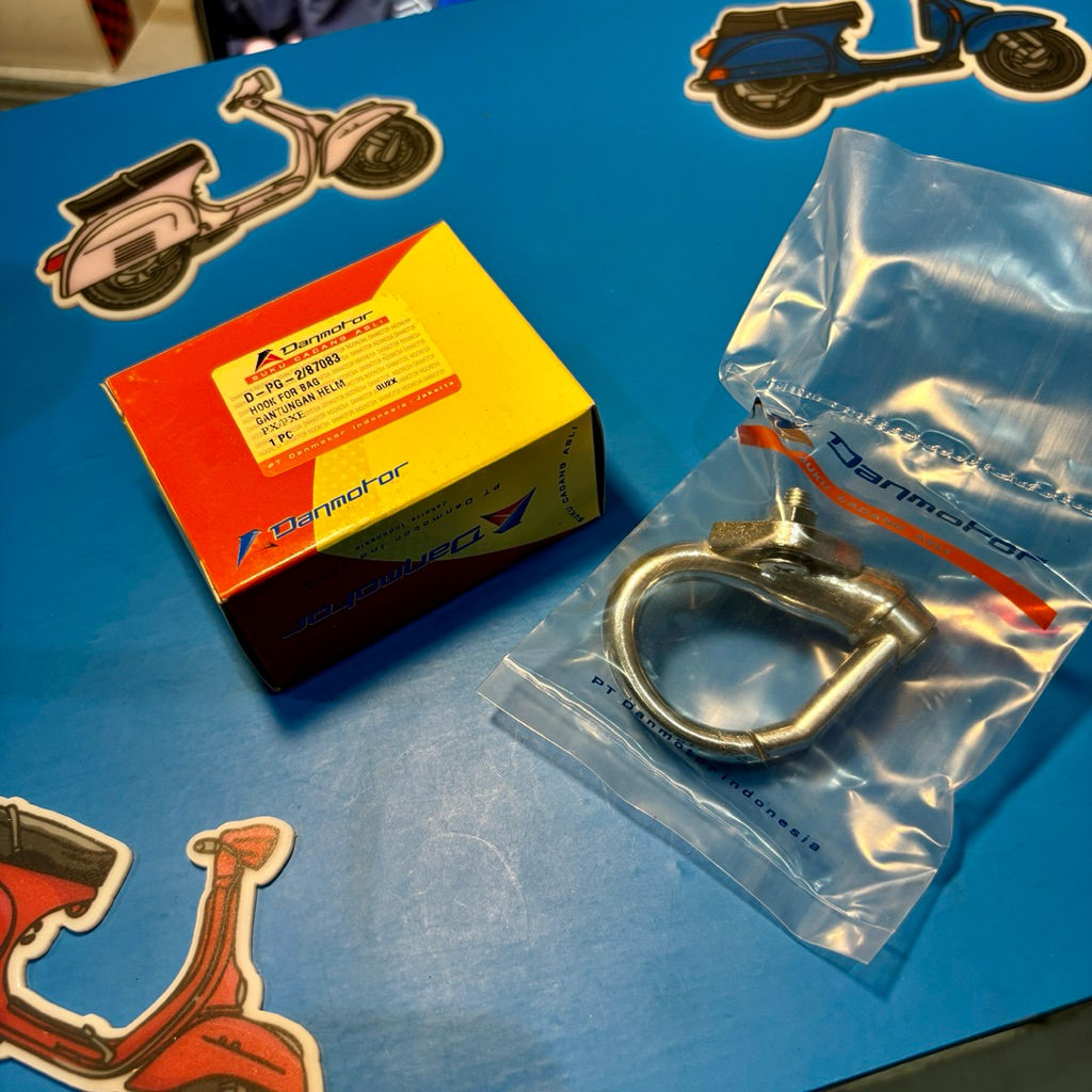 Gantungan Helm Barang Vespa Klasik