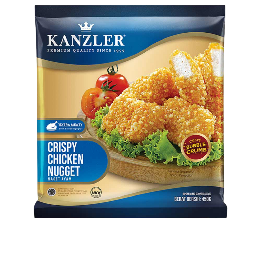 

Kanzler Chicken Nugget Spicy Stick Original Crispy 450gr
