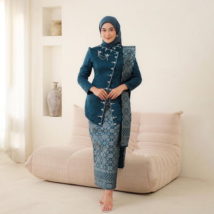 hot product bestpromo azkana batik - kebaya couple termurah kebaya janggan pasangan couple kebaya