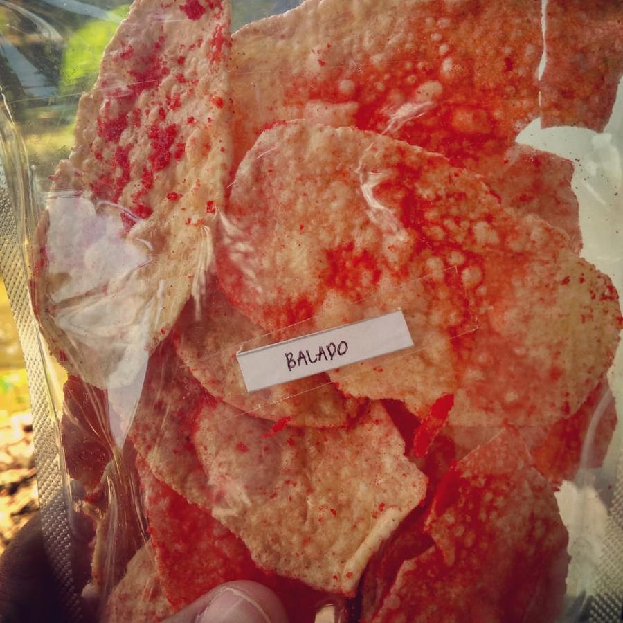 

makanan tradisional cemilan kripik gethuk rasa balado jajanan oleh oleh khas purworejo