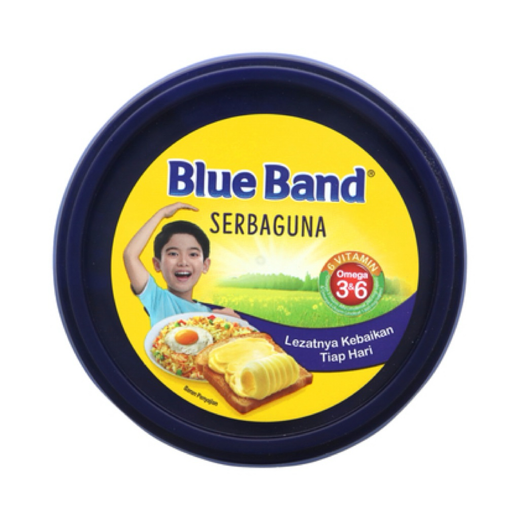 

Blue Band Margarin Serbaguna Cup 250gram Dengan Omega 3+6 Lezatnya Kebianan Tiap Hari