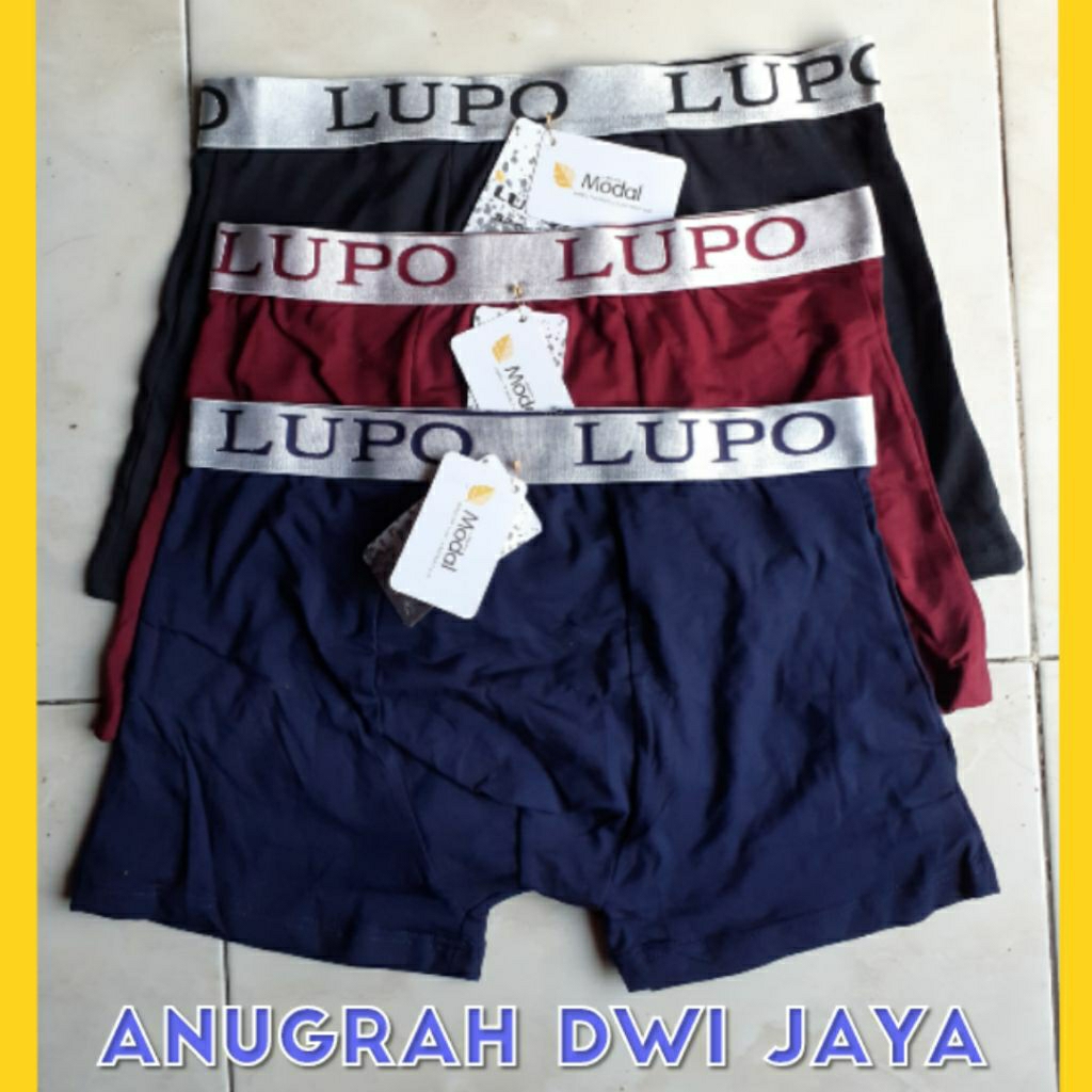 celana dalam LUPO boxer pria