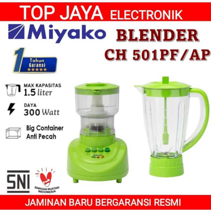 MIYAKO BLENDER CH-501PF AP/BLENDER CHOPER MIYAKO CH-501PF/AP NEW SERIES