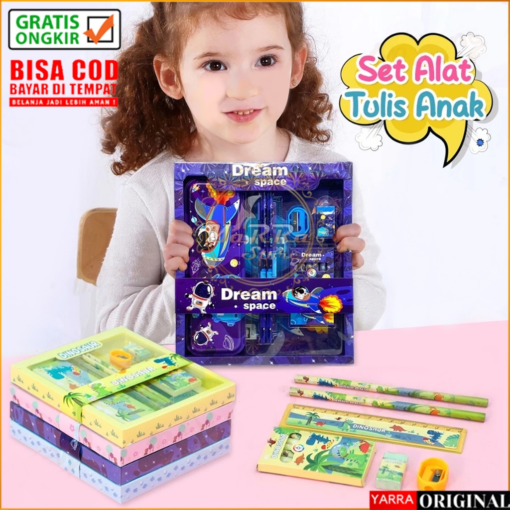 

Kotak Pensil Anak Set Alat Tulis Sekolah Motif Karakter Kartun Hadiah Kado Lucu Kekinian