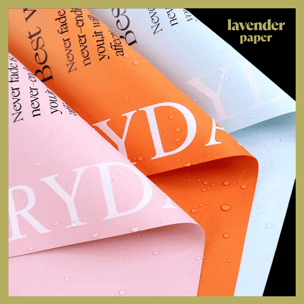 

Isi 20 LEMBAR Flower Wrapping Paper Bicolor Cellophane Kertas Buket Bunga Dua Warna KB054