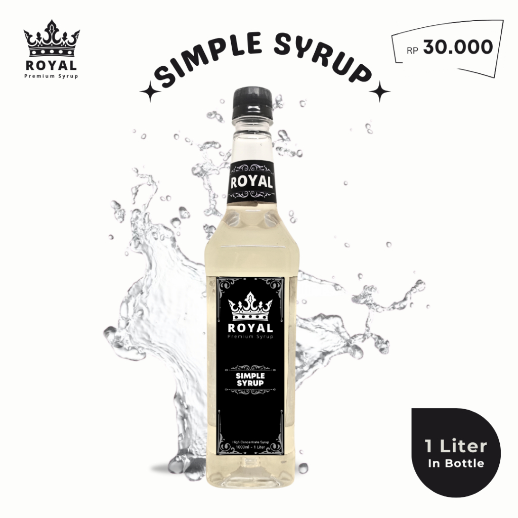 

Royal Premium Simple Syrup - 1L