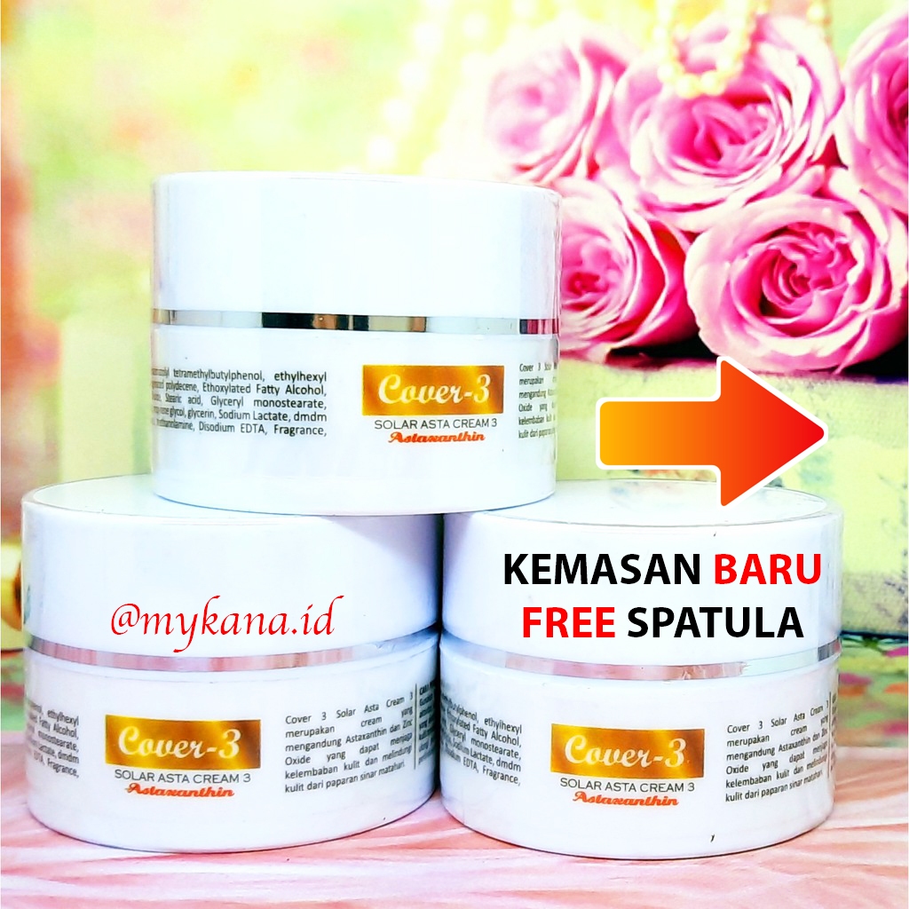 COVER 3 Solar Protection Asta Astaxanthin 30 10gr / Cover 3 Sunscreen SPF 30