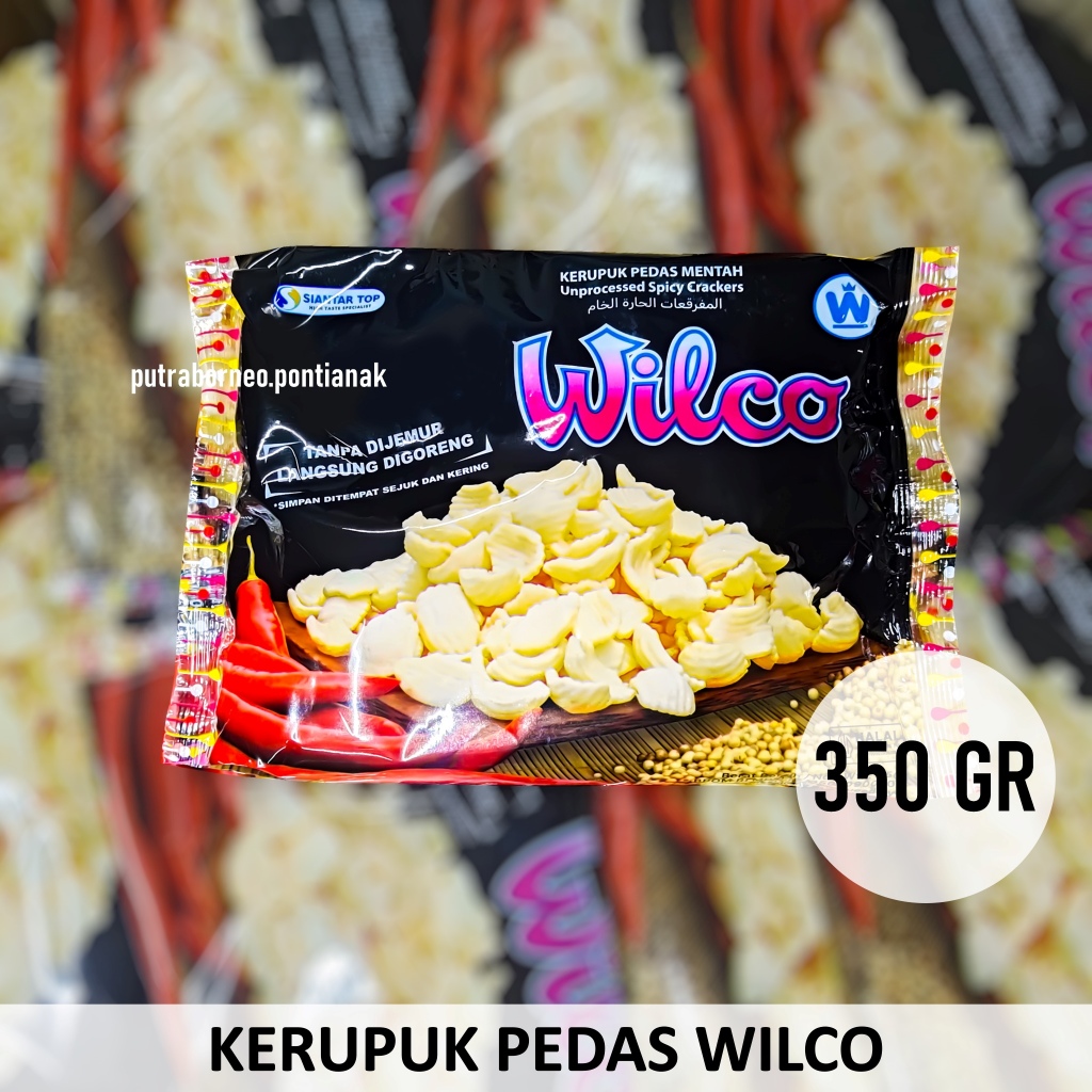 

Keruuk Wilco 350 gr / Kerupuk Bukur Mentah / Kerupuk Kerang Pedas