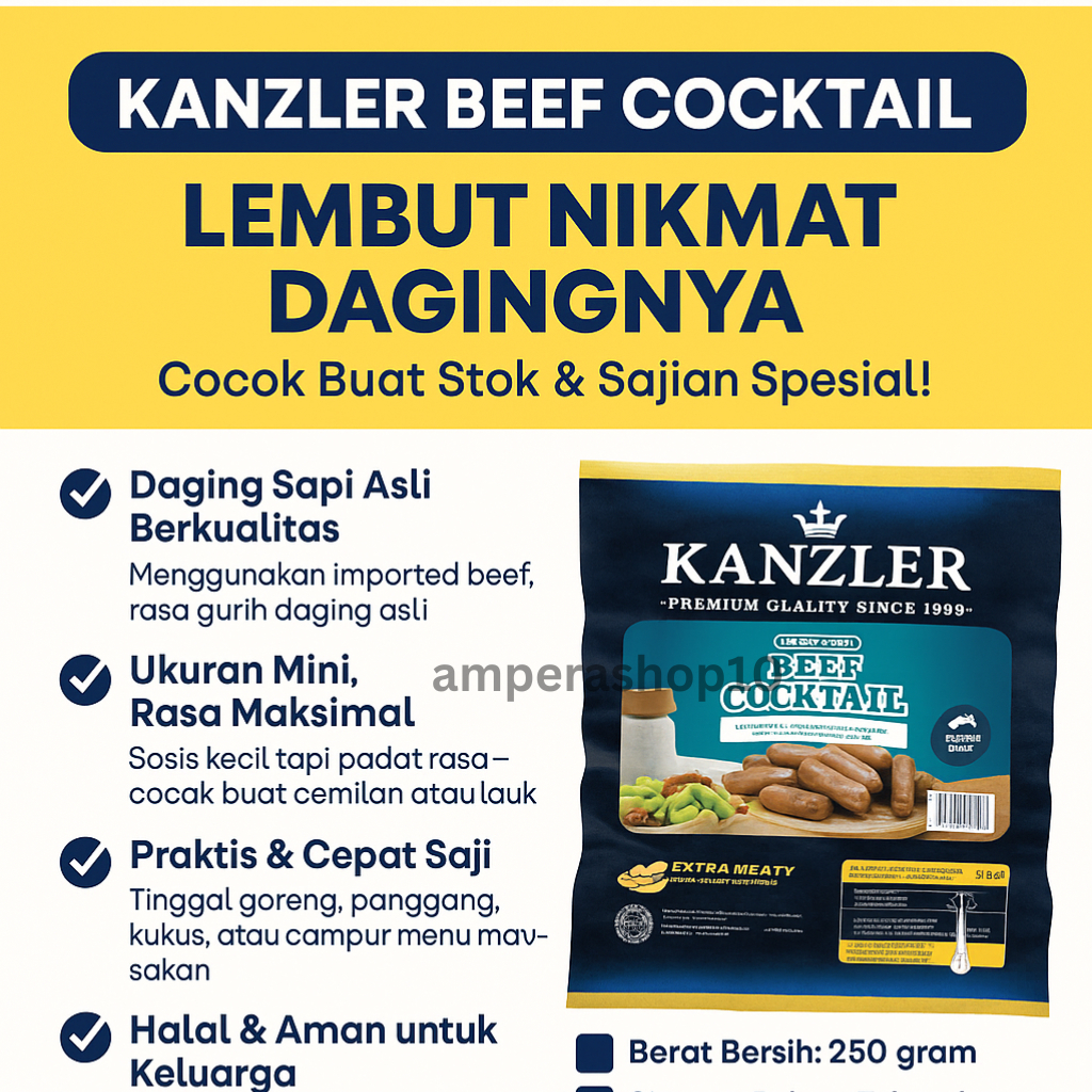 

kanzler beef cocktail 250Gram