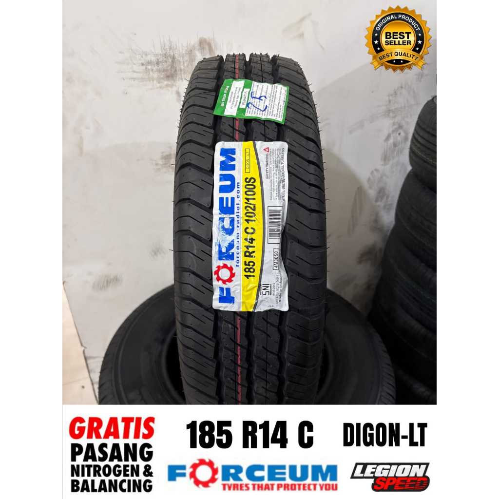 Ban Mobil Merk Forceum 185 R14 / Ban Mobil Muatan Merk Forceum Type Digon-LT 185 RING 14