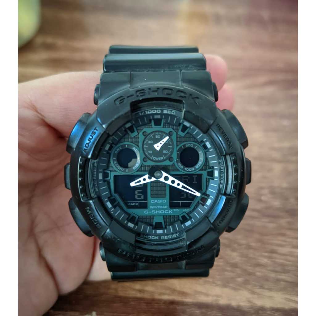 Jam Tangan Casio GA-100 Original Second