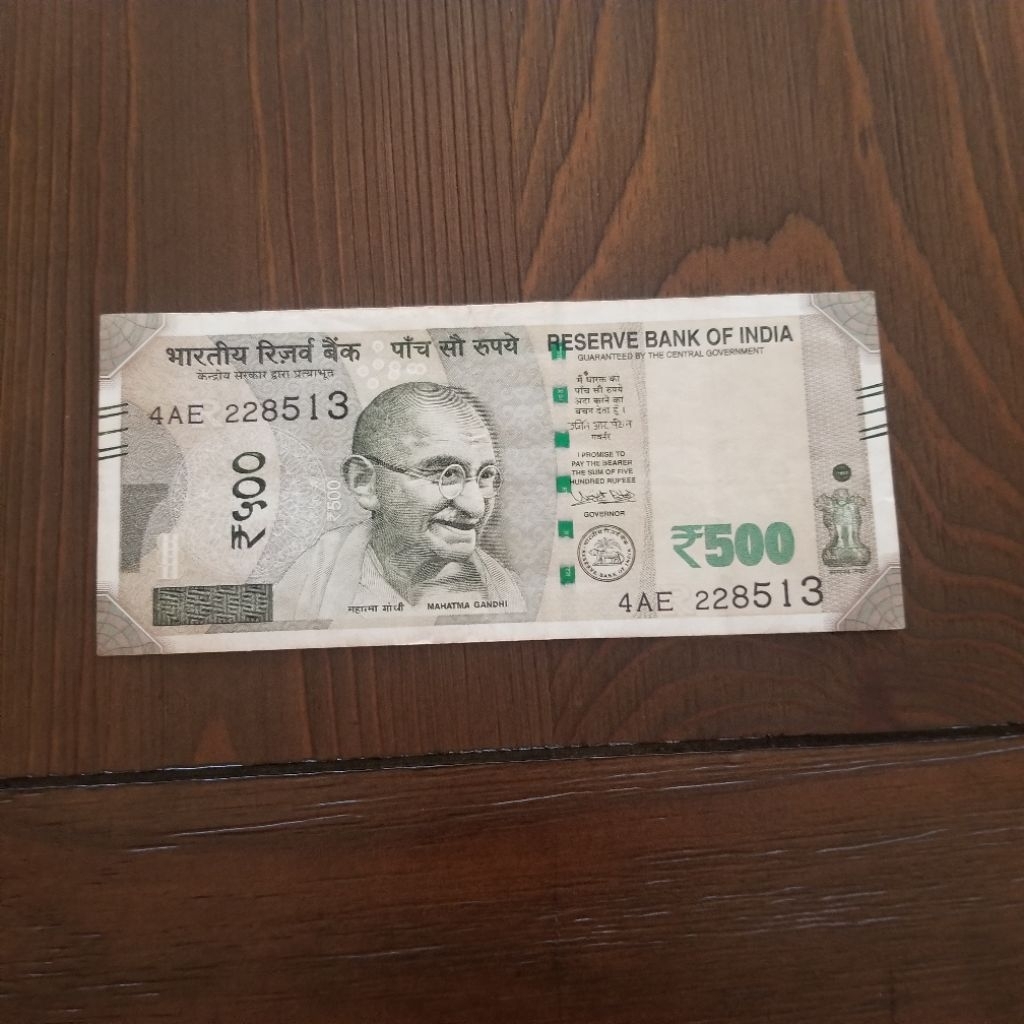 Koleksi Uang 500 rupee India