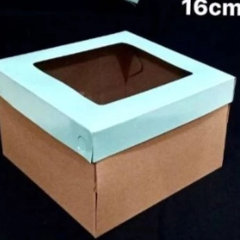 

Kardus Makanan Box Corrugated Putih Uk 25x25x18cm Tutup Jendela Mika Warna Biru