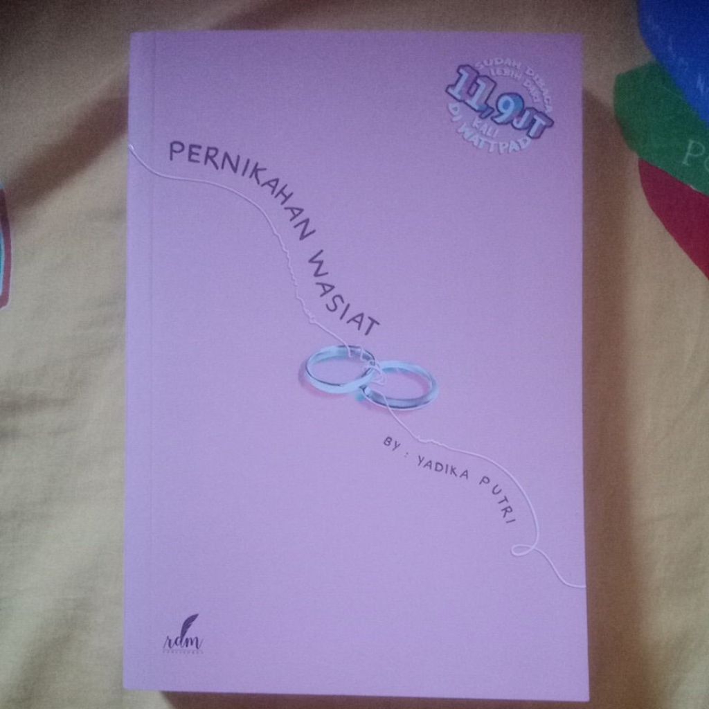 preloved novel original pernikahan wasiat karya yadika putri