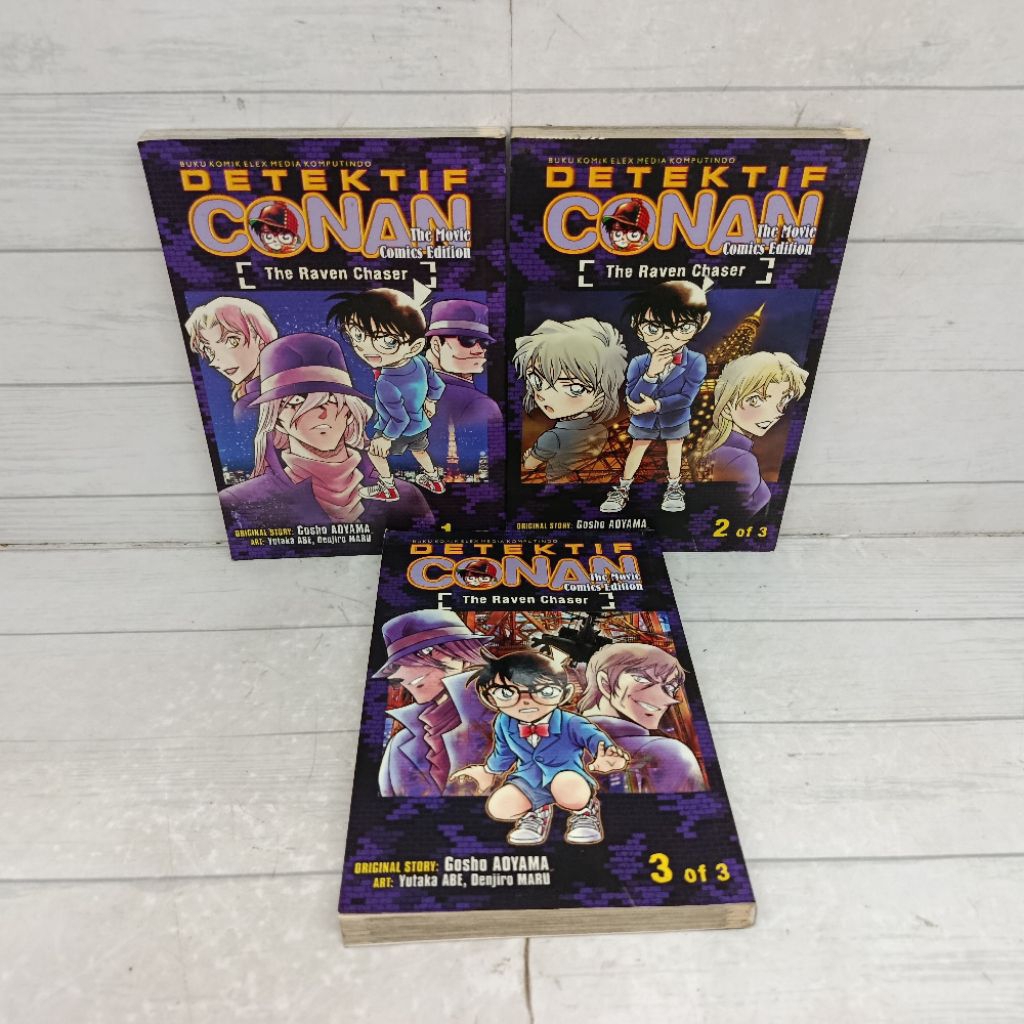 Komik Detektif Conan The Raven Chaser The Movie Comics Edition 1 Of 3 Aoyama Gosho