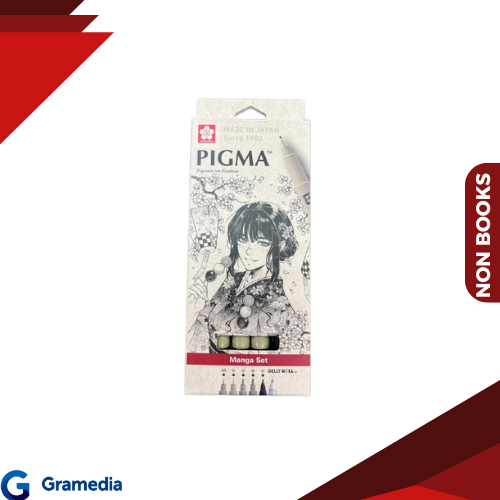 

Gramedia Medan - Artemedia Drawing Pen Sakura Pigma Micron Manga Set A