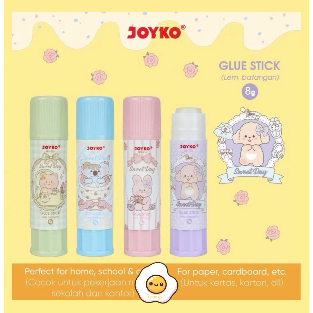 

Glue Stick Lem Batang Joyko GS-116 8gr Sweet Day (Satuan)