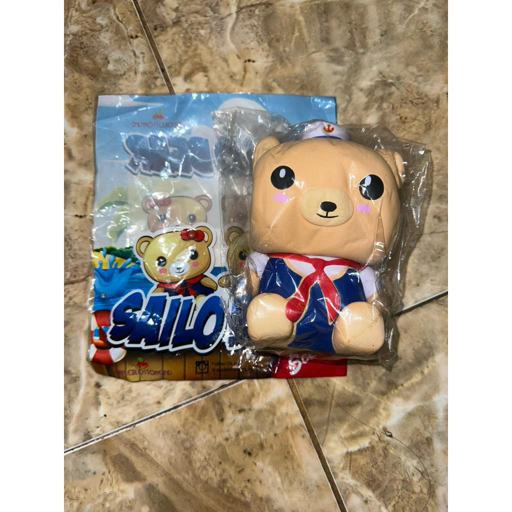 squishy sailor bear boy