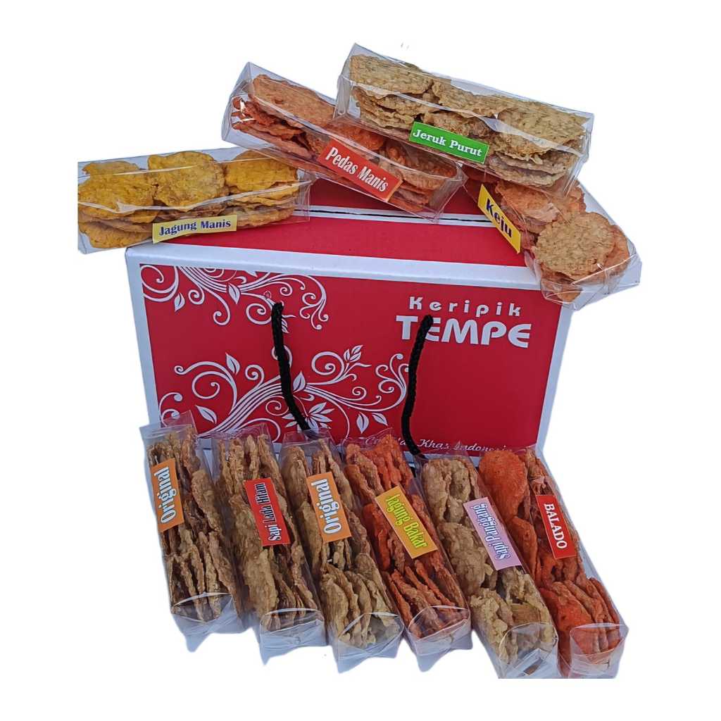

[PAKET COMBO Isi 10] Keripik Tempe | Oleh-Oleh Khas Malang