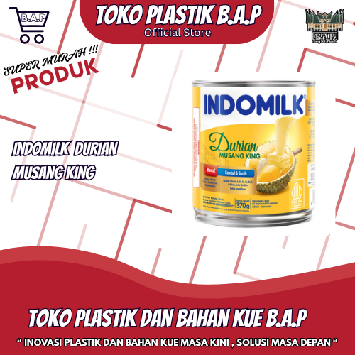 

Indomilk Susu Kental Manis Rasa Durian Musang King Kaleng 370gr / Indomilk Durian Musang King