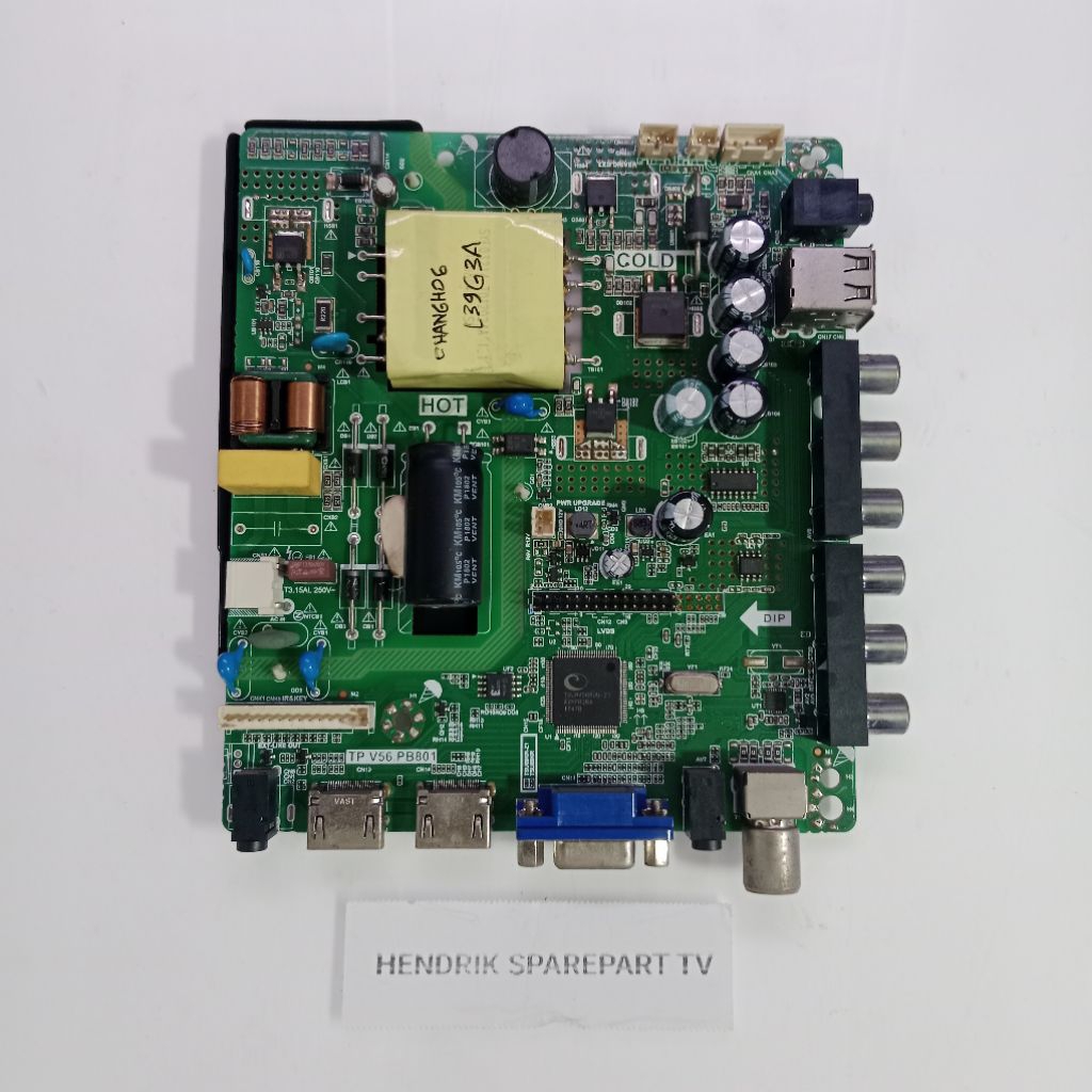MAINBOARD - MESIN TV - MOBO - MOTHERBOARD - MB TV CHANGHONG L39G3A