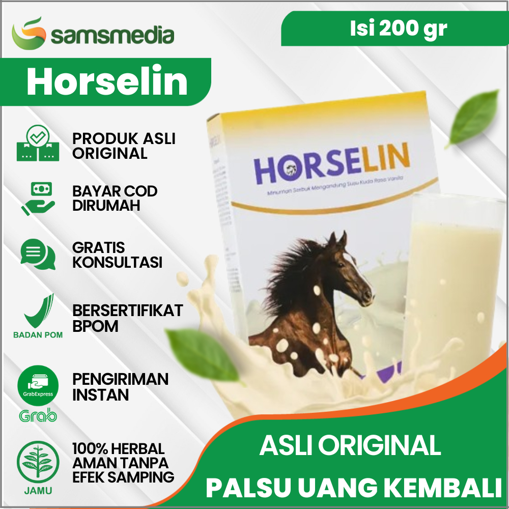 

HORSELIN Susu Kuda Untuk Tulang Dan Sendi Solusi Atasi Nyeri Rematik Asam Urat Terbukti Ampuh 200gr